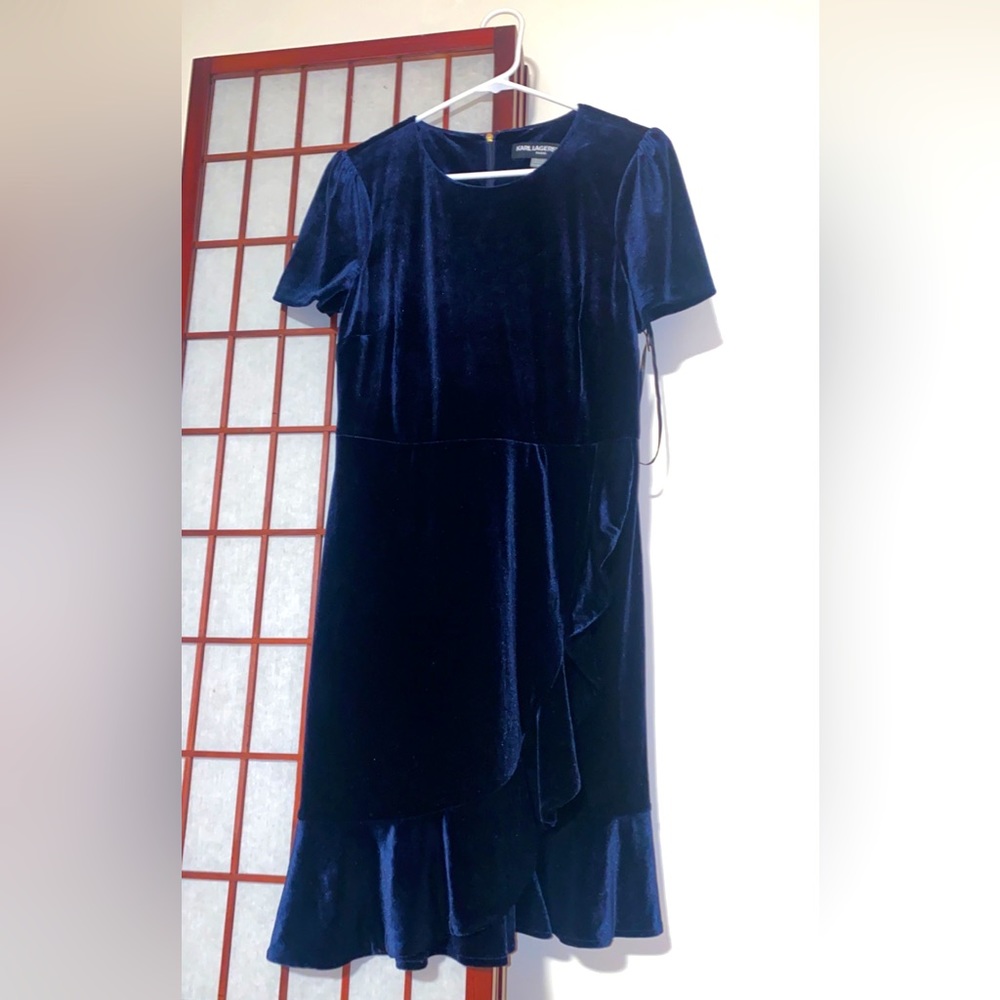 Karl Lagerfeld Velvet Dress